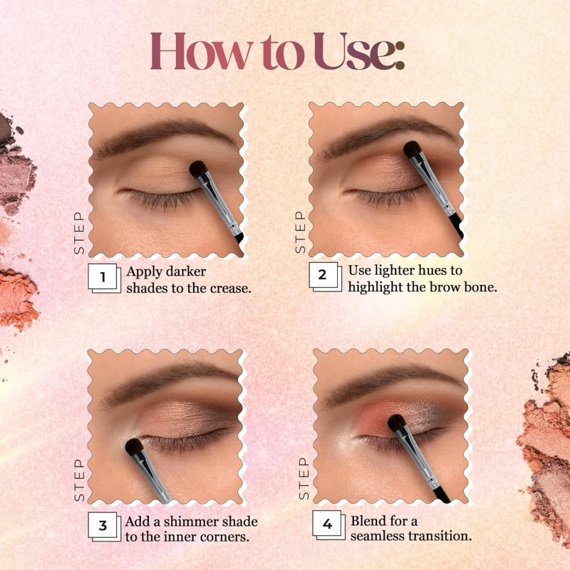 Hilary Rhoda Eyeshadow Palette | 16 Multicolor Matte & Shimmer Shades | Eye Makeup Highly Pigmented, Long-Lasting, Waterproof & Blendable Eye Makeup | Professional & Beginner Friendly (Shade 3) – 20.8g thumbnail 7